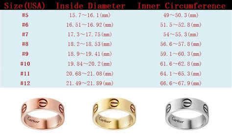 cartier love ring thickness